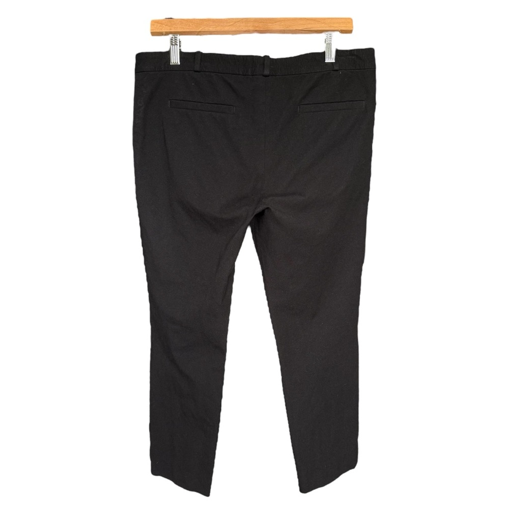 Joseph New Eliston Gabardine Stretch Trousers Pants Women’s 42 Black - Picture 9 of 11